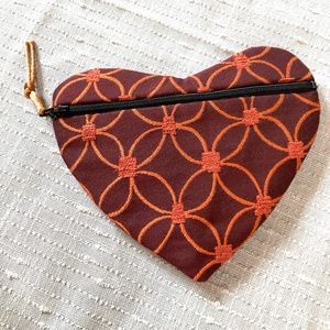 Helen's Daughters Handmade Large Heart Coin Purse